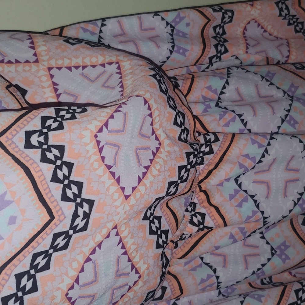 Express Strapless Patterned Dress - image 5